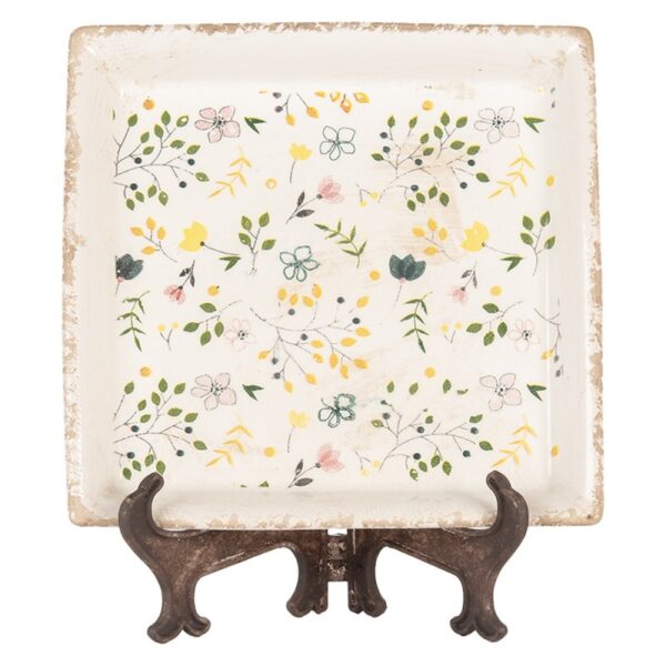 Piatto decorativo  22x22x3cm Clayre