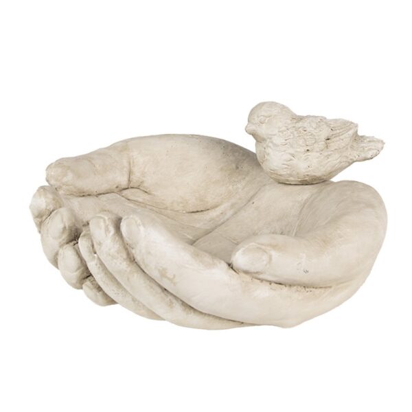Mangiatoia per uccelli  beige 23x21x9cm Clayre
