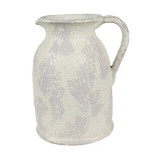 Brocca decorativa beige grigio 20x16x24cmn Clayre