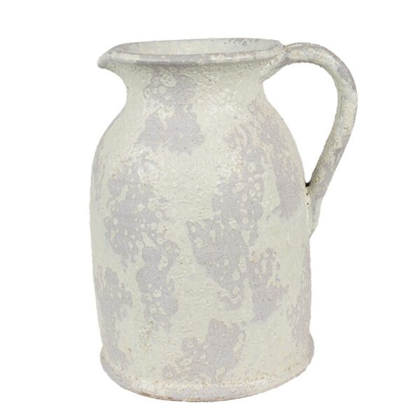 Brocca decorativa beige grigio 20x16x24cmn Clayre