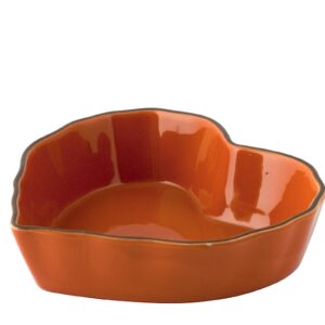 Pirofila in stoneware arancione forma cuore cm 19 H&H Lisfestyle
