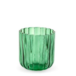 Bicchiere 6pz Margaret in vetro colore verde cl 34. H&H Lifestyle