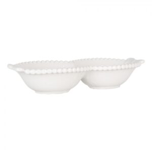 Ciotola 75 ml Bianco Ceramica Farfalle 18x7x3cm Clayre
