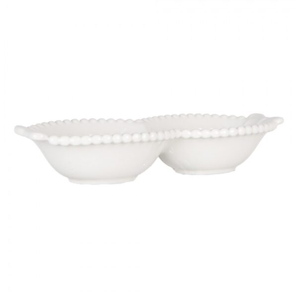 Ciotola 75 ml Bianco Ceramica Farfalle 18x7x3cm Clayre