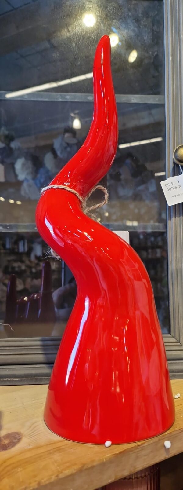 Corno 34 35cm rosso