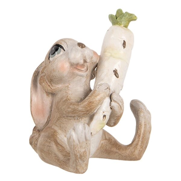 Decorativa Coniglio Beige 6x5x7 cm Clayre