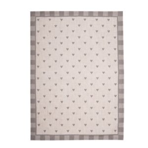 Strofinaccio beige grigio 50x70cm Clayre