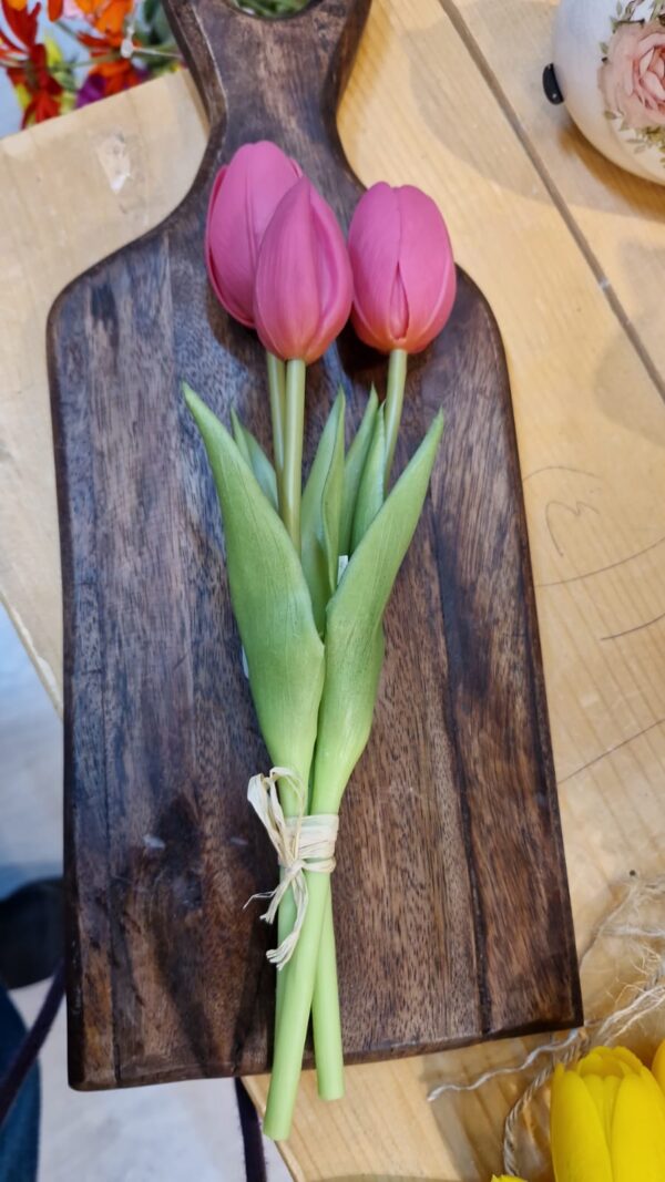 Mini bush tulipano x3 real touch beauty