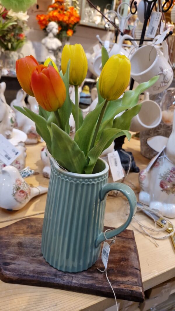 Tulipano fascio 7 fiori 30cm mix giallo arancio  Pattycrea