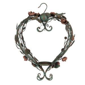 Candeliere appeso cuore 43x22x60cm clayre eef