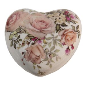 Decorazione cuore 11x11x4cm clayre eef