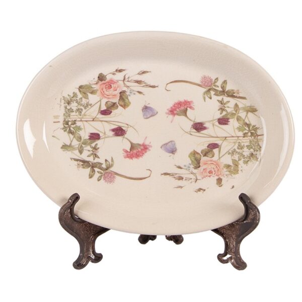 Piatto decorativo  25x18x2cm Clayre eef