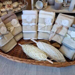 Set asciugamani spugna Toe 1 + 1 Assortito 100% cotone Mia per Te