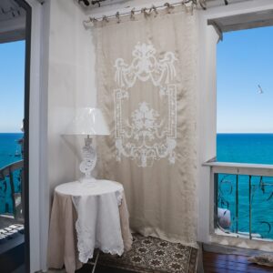 Tenda Athena cm150X290 100% lino Mia per Te