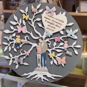 Albero della vita con personaggi e cuore D.50cm 2971 Pattycrea