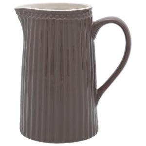 Brocca in porcellana Alice cioccolato fondente 1L Greengate