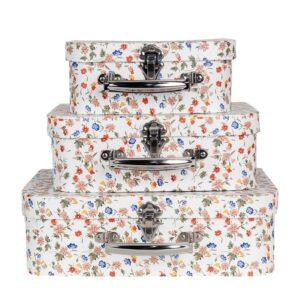 Set valigie 30x21x9 25x18x9 16x8cm Clayre eef